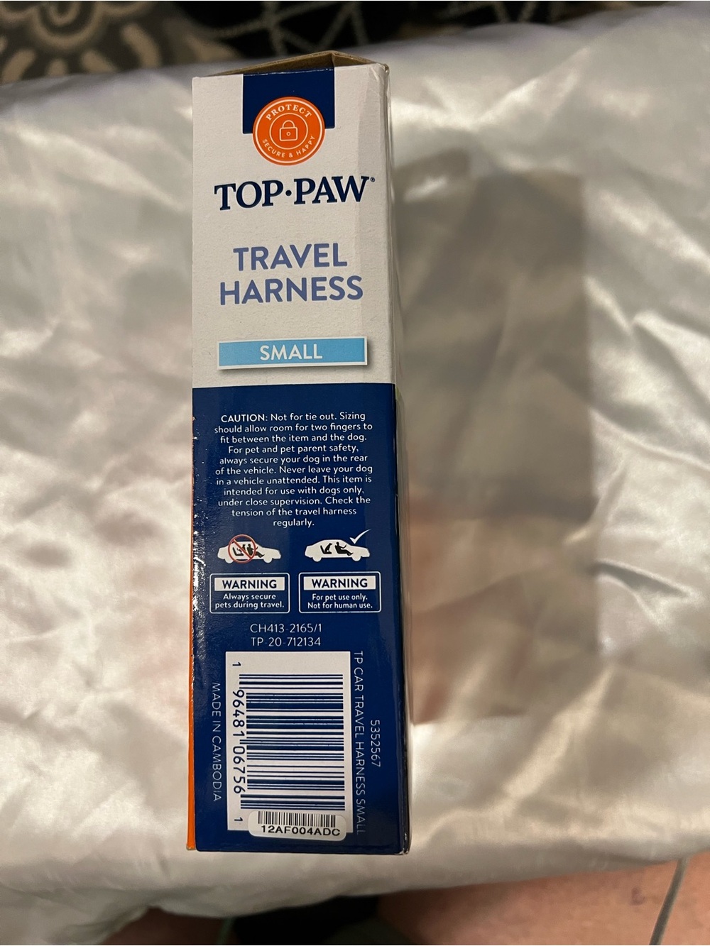 NEW Top Paw Travel Dog Harness Small 6-25 lb Car Safety Vest Seat Belt Harness - Picture 4 of 4